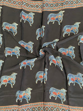 Load image into Gallery viewer, Ajrakh Modal Silk Pichwai
