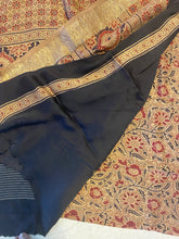 Load image into Gallery viewer, Ajrakh Dola Silk Zari - Beige