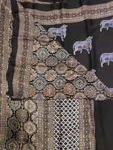 Load image into Gallery viewer, Ajrakh Modal Silk Pichwai