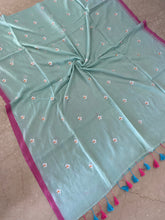 Load image into Gallery viewer, Aqua Blue Parijat