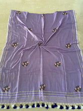 Load image into Gallery viewer, Lavender Gota Patti Mirror Mul Cotton