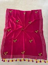 Load image into Gallery viewer, Gulabi Gota Patti Mirror Mul Cotton