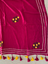 Load image into Gallery viewer, Gulabi Gota Patti Mirror Mul Cotton