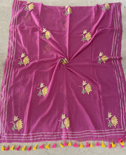 Load image into Gallery viewer, Pink Passion Gota Patti Mul Cotton