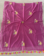 Load image into Gallery viewer, Pink Passion Gota Patti Mul Cotton