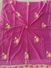 Load image into Gallery viewer, Pink Passion Gota Patti Mul Cotton