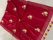 Load image into Gallery viewer, Sindoor Gota Patti Mul Cotton