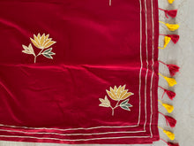 Load image into Gallery viewer, Sindoor Gota Patti Mul Cotton