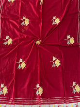 Load image into Gallery viewer, Sindoor Gota Patti Mul Cotton