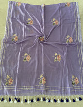 Load image into Gallery viewer, Lavender Gota Patti Mul Cotton