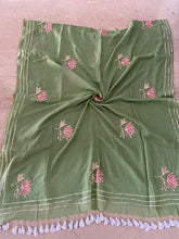 Load image into Gallery viewer, Pista Gota Patti Mul Cotton