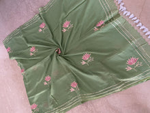 Load image into Gallery viewer, Pista Gota Patti Mul Cotton