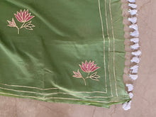 Load image into Gallery viewer, Pista Gota Patti Mul Cotton