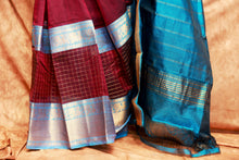 Load image into Gallery viewer, Kanchi Chequered- Rani Pink