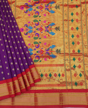 Load image into Gallery viewer, Purple ME Paithani