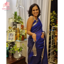 Load image into Gallery viewer, Mangalam - Royal Blue Chequered