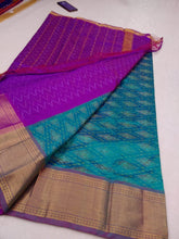 Load image into Gallery viewer, Her Ikkatness - Sea Green Magenta