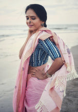 Load image into Gallery viewer, Handwoven Cotton Jamdani - Golapi