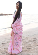 Load image into Gallery viewer, Handwoven Cotton Jamdani - Golapi