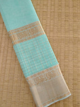 Load image into Gallery viewer, Kanchi Chequered- Ocean Blue