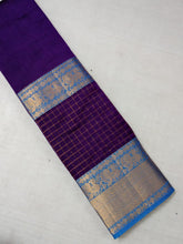 Load image into Gallery viewer, Kanchi Chequered- Magenta Blue