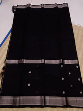 Load image into Gallery viewer, Triple Nijam Border Saree Black
