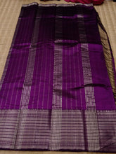 Load image into Gallery viewer, Temple Border Saree Magenta