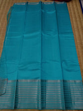 Load image into Gallery viewer, Temple Border Saree Aqua