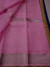 Load image into Gallery viewer, Triple Nijam Border Saree Pink