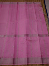 Load image into Gallery viewer, Triple Nijam Border Saree Pink