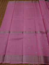 Load image into Gallery viewer, Triple Nijam Border Saree Pink