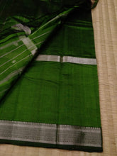 Load image into Gallery viewer, Triple Nijam Border Saree Green