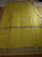 Load image into Gallery viewer, Triple Nijam Border Saree Lime