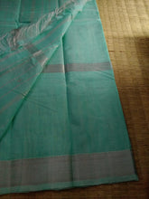 Load image into Gallery viewer, Triple Nijam Border Saree Aqua