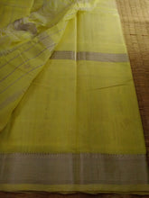 Load image into Gallery viewer, Triple Nijam Border Saree Lime