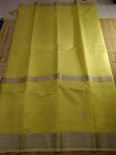 Load image into Gallery viewer, Triple Nijam Border Saree Lime