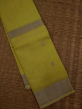 Load image into Gallery viewer, Triple Nijam Border Saree Lime