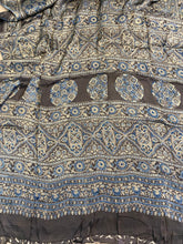 Load image into Gallery viewer, Ajrakh Modal Silk Grey