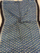 Load image into Gallery viewer, Ajrakh Modal Silk Sea Blue Green