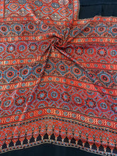Load image into Gallery viewer, Ajrakh Modal Silk Red & Black