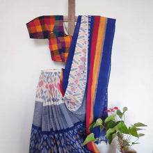 Load image into Gallery viewer, Shwet - Nila Ikkat