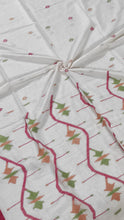 Load image into Gallery viewer, Handwoven Cotton Jamdani - Lal Paar Sada