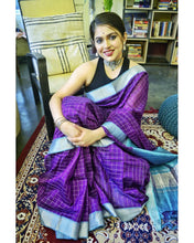 Load image into Gallery viewer, Mangalam - Mangenta & Sea Green Chequered