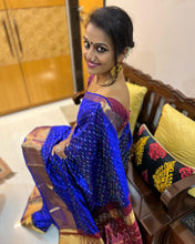 Load image into Gallery viewer, Her Ikkatness - Royal Blue Magenta