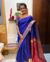 Load image into Gallery viewer, Her Ikkatness - Royal Blue Magenta