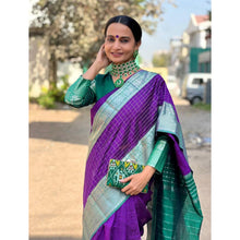 Load image into Gallery viewer, Kanchi Chequered- Purple