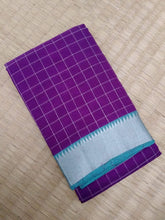 Load image into Gallery viewer, Mangalam - Mangenta & Sea Green Chequered