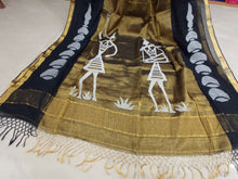 Load image into Gallery viewer, Kapas - Tissue Black & Gold