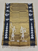 Load image into Gallery viewer, Kapas - Tissue Black & Gold