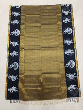Load image into Gallery viewer, Kapas - Tissue Black & Gold